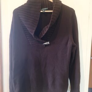 Polo Ralph Lauren Brown Cowl Neck Sweater